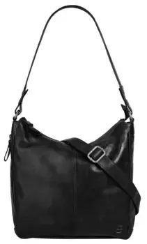 Сумка через плечо Spikes & Sparrow, натуральная кожа, черный