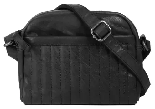 Сумка через плечо Spikes & Sparrow, натуральная кожа, черный