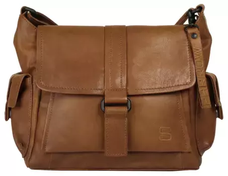 Сумка через плечо Spikes & Sparrow, натуральная кожа, коричневый
