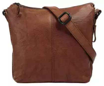 Сумка через плечо Spikes & Sparrow, натуральная кожа, цвет Cognac