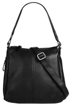 Сумка через плечо Spikes & Sparrow, натуральная кожа, черный