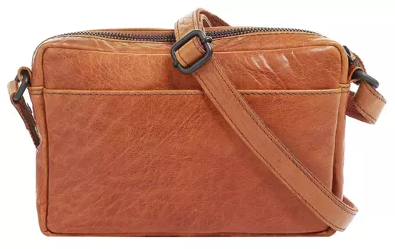 Сумка через плечо Spikes & Sparrow, натуральная кожа, цвет Cognac