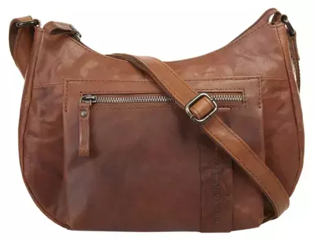 Сумка через плечо Spikes & Sparrow, натуральная кожа, цвет Cognac