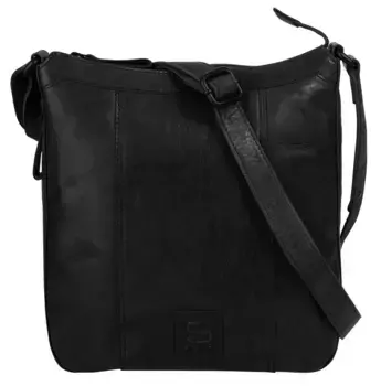 Сумка через плечо Spikes & Sparrow, натуральная кожа, черный