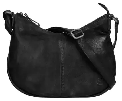 Сумка через плечо Spikes & Sparrow, натуральная кожа, черный