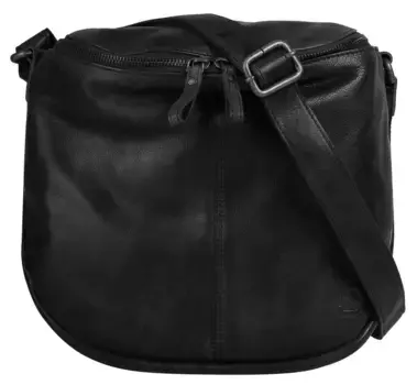 Сумка через плечо Spikes & Sparrow, натуральная кожа, черный