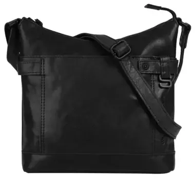 Сумка через плечо Spikes & Sparrow, натуральная кожа, черный