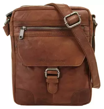Сумка через плечо Spikes & Sparrow, натуральная кожа, цвет Cognac