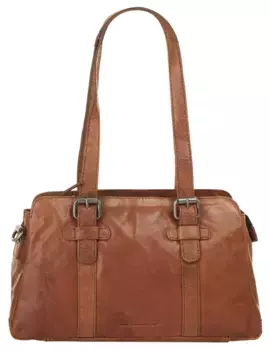 Сумка через плечо Spikes & Sparrow, натуральная кожа, цвет Cognac
