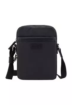 Сумка через плечо Spore, нейлон, эмблема, однотонная, мужская PICARD, черный