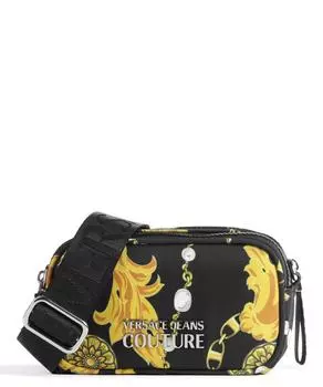 Сумка через плечо Sporty Logo из переработанного нейлона Versace Jeans Couture, черный