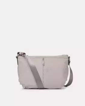 Сумка через плечо среднего размера с застежкой-молнией и вертикальным карманом Kcb, цвет Gris Sombra