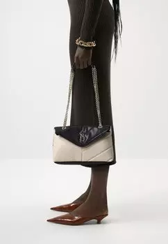 Сумка через плечо Steve Madden, цвет bone/black