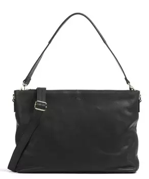 Сумка через плечо structure millau 15 дюймов из мелкозернистой кожи Plevier, черный