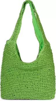 Сумка через плечо styleBREAKER Papierstroh Beuteltasche, зеленый