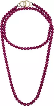 Сумка через плечо styleBREAKER Wechsel Handykette / Taschenkette Perlen, фиолетовый