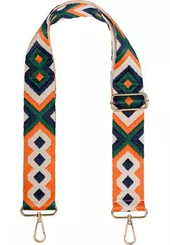 Сумка через плечо styleBREAKER Wechsel Taschengurt, цвет Dunkelgrn-Orange-Dunkelblau