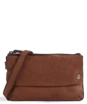 Сумка через плечо Submarine из мелкозернистой яловой кожи. Harold'S, коричневый