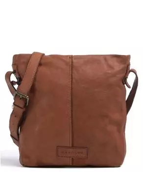 Сумка через плечо Submarine из мелкозернистой яловой кожи. Harold'S, коричневый