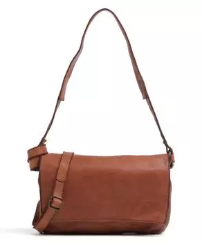 Сумка через плечо Submarine из мелкозернистой яловой кожи. Harold'S, коричневый