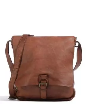 Сумка через плечо Submarine из мелкозернистой яловой кожи. Harold'S, коричневый