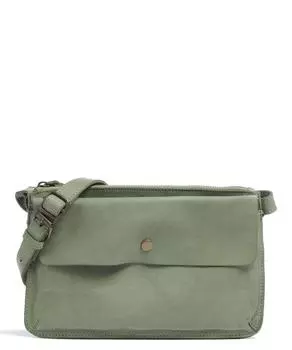 Сумка через плечо Submarine из мягкой яловой кожи. Harold'S, зеленый