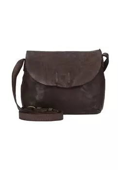 Сумка через плечо Submarine кожаная 21 см HAROLD'S, коричневый