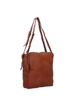 Сумка через плечо Submarine кожаная 25 см HAROLD'S, цвет Cognac