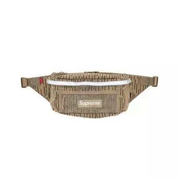 Сумка через плечо Supreme Waist Bag, цвет Tan Raindrop