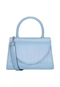 Сумка через плечо SURI из кожи крокодила HARPA, цвет Pacific Blue