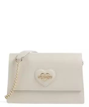Сумка через плечо Sweet Heart из искусственной кожи Love Moschino, белый