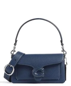 Сумка через плечо Tabby 20 из зерненой кожи Coach, синий