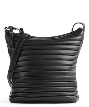 Сумка через плечо Tabily из мелкозернистой кожи. Fredsbruder, черный