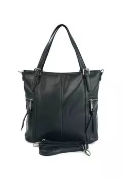 Сумка через плечо TALIA с боковыми отделениями на молнии HARPA, цвет Jet Black