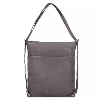 Сумка через плечо TASCHENDIEB Kohlmarkt 3 Leder 35 cm, цвет smokey grey