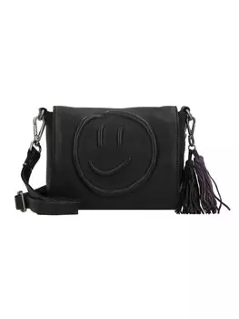 Сумка через плечо TASCHENDIEB Leder 20 cm, черный