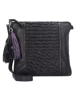 Сумка через плечо TASCHENDIEB Leder 24 cm, черный