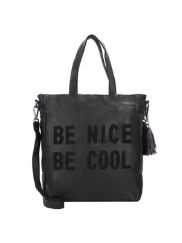 Сумка через плечо TASCHENDIEB Leder 31 cm, черный