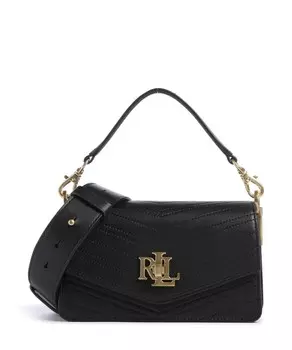 Сумка через плечо tayler 19 из овчины Lauren Ralph Lauren, черный