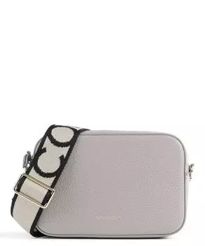 Сумка через плечо Tebe из зерненой кожи Coccinelle, серый