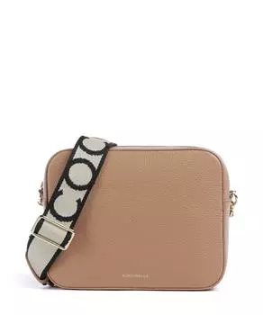 Сумка через плечо Tebe из зерненой кожи Coccinelle, коричневый