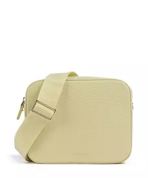 Сумка через плечо Tebe из зерненой кожи Coccinelle, желтый