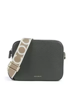 Сумка через плечо Tebe из зерненой кожи Coccinelle, зеленый