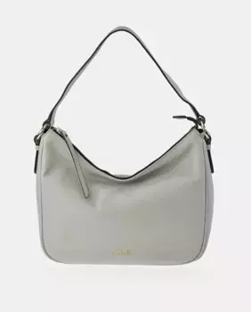 Сумка через плечо темно-серого цвета с ремнем через плечо El Caballo, белый