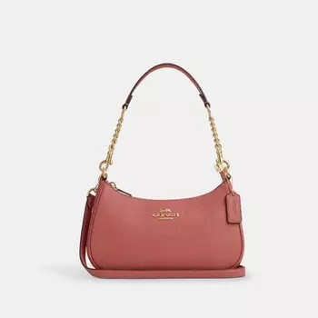 Сумка через плечо Teri COACH, цвет gold/taffy