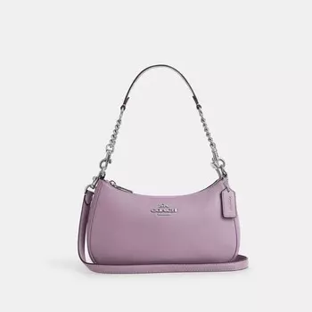 Сумка через плечо Teri COACH, цвет silver/jasmine