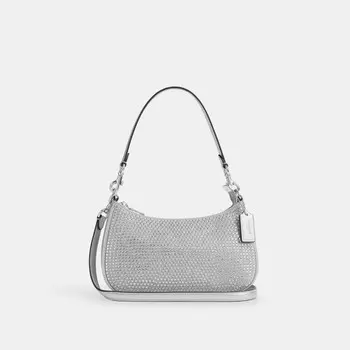 Сумка через плечо Teri с кристаллами COACH, цвет silver/silver