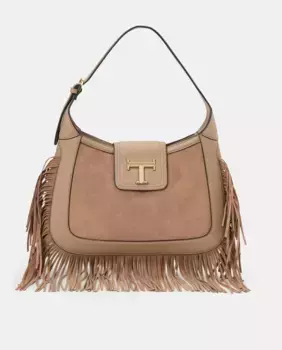 Сумка через плечо Tesa с бахромой Latouche, цвет Visn claro