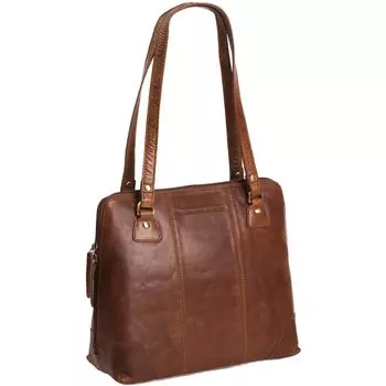 Сумка через плечо The Chesterfield Brand Antique Buff Leder 30 cm, коньячный