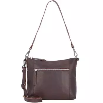 Сумка через плечо The Chesterfield Brand Wax Pull Up Leder 23 cm, коричневый